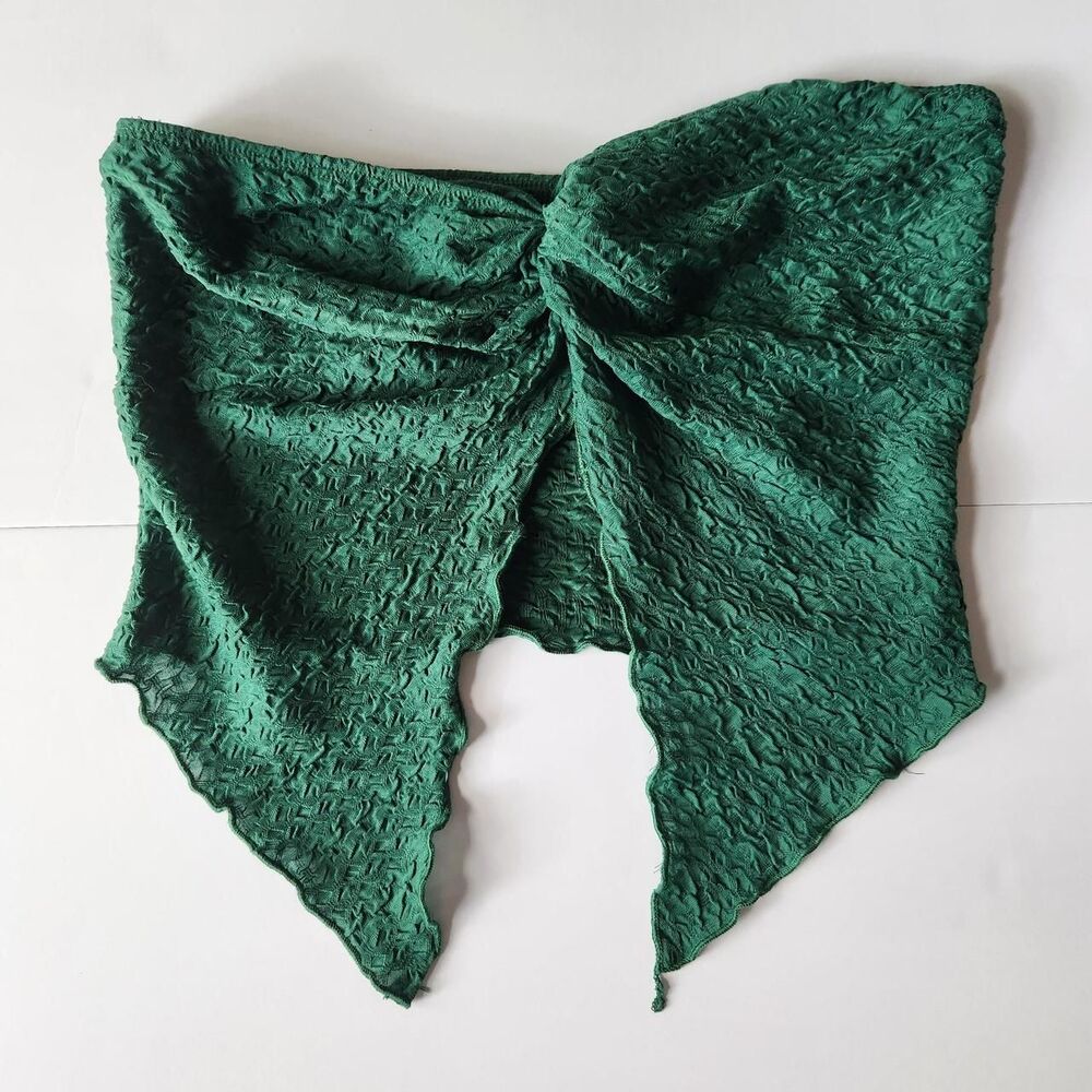 No-brand Women's Green Crop-top